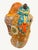 Japanese Vintage Japanese Kutani Hotei Laughing Buddha Moriage Gilt Figurine 9.25" For Sale - Image 3 of 9