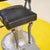 Vintage Metal Barber Stool, 1950s For Sale - Image 9 of 10