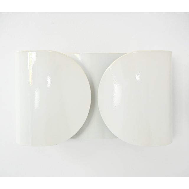 White White Foglio Wall Lamps by Tobia & Afra Scarpa for Flos, 1960s, Set of 2 For Sale - Image 8 of 13