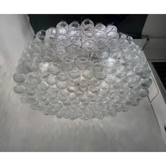 Large Bubble Chandelier in Murano Glass, 1980s For Sale - Image 9 of 13
