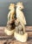 Vintage Onyx and Alabaster Cockatoos - A Pair For Sale - Image 9 of 12