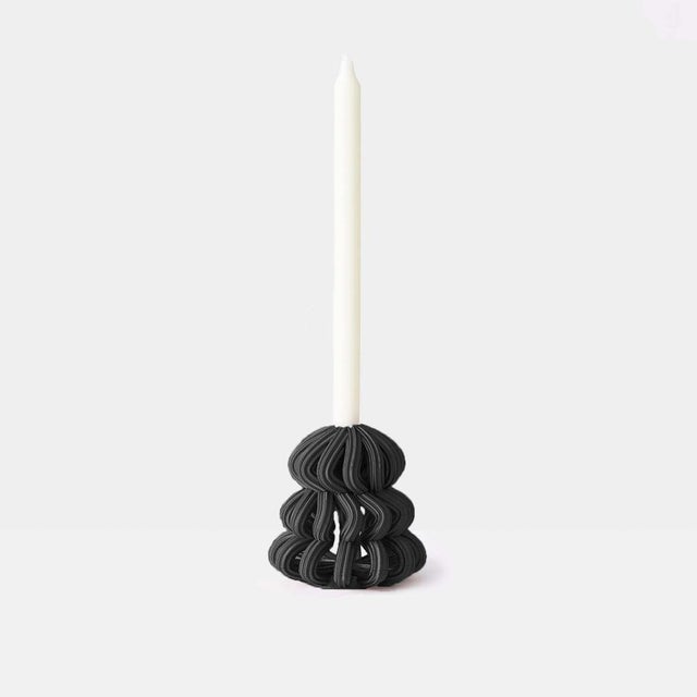 Medium Frosting Candleholder from Form&Seek For Sale - Image 4 of 9