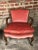 Set of Mid-Century English Oak and Pink Velvet Lounge Chairs For Sale - Image 6 of 13