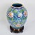 Vintage Chinese Cloisonné Vase | Gilt Lotus & Scrolling Vine Motif With Stand & Box For Sale - Image 9 of 9