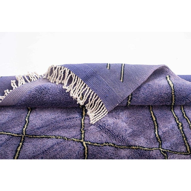 2020s Hand-Knotted Moroccan Wool Rug | 10'2" X 7'0" | One of a Kind For Sale - Image 5 of 8