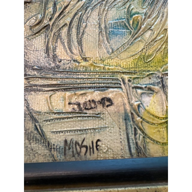 1950s Moshe Katz Painting For Sale - Image 4 of 4