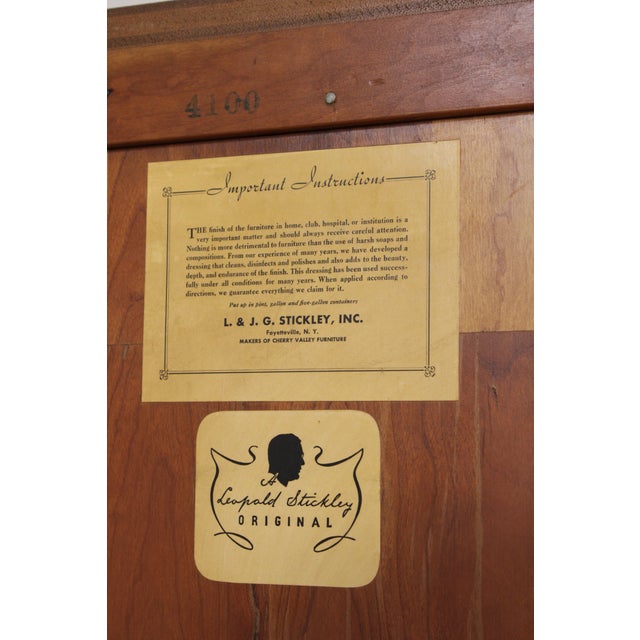 Pair Stickley Cherry Valley Corner China Cabinets For Sale - Image 18 of 18