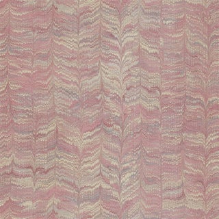 Zoffany Jaipur Plain Wallpaper in Red - a Sample For Sale
