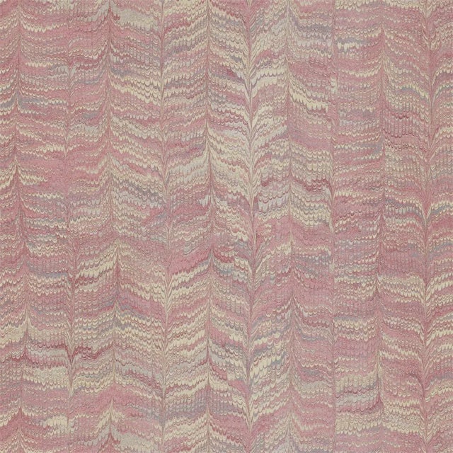 Zoffany Jaipur Plain Wallpaper in Red - a Sample For Sale