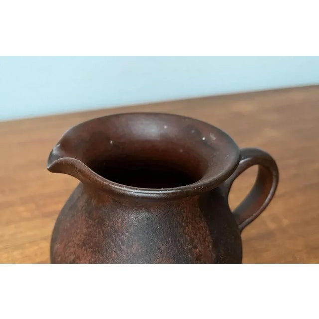 Mid-Century Minimalist Jug Vase from Hartwig Heyne Hoy Pottery, Germany, 1960s, in Very Good conditions. Designed 1960 to...