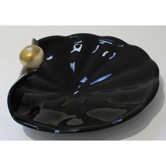 Shell Serving Dish Murano Licio Zanetti Signed For Sale - Image 13 of 13