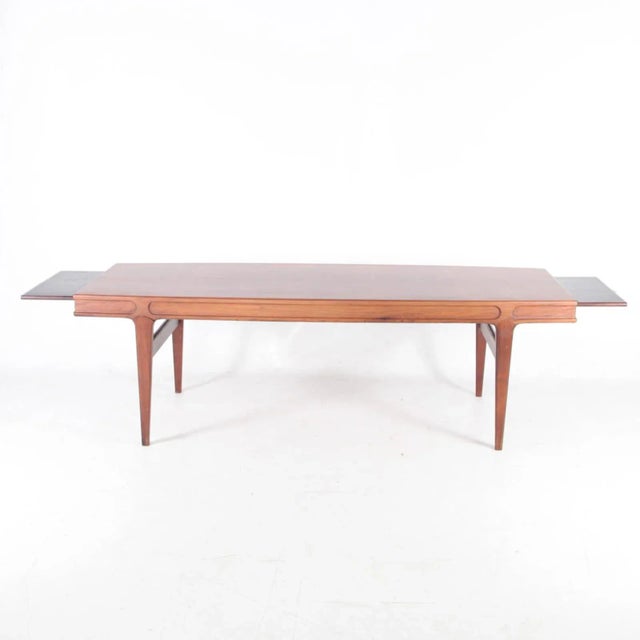 Large Extendable Rosewood Coffee Table, 1970s For Sale - Image 12 of 13