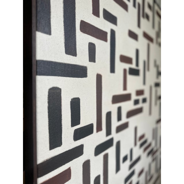 Abstract Jonathan Myles-Lea "The Universe Is Alive" Original Oil Painting - Signed For Sale - Image 3 of 10
