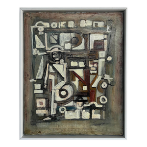 Abstract Mixed Media Oil Painting by Jadden Massanet