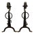 Arts & Crafts Wrought Iron Fireplace Andirons For Sale