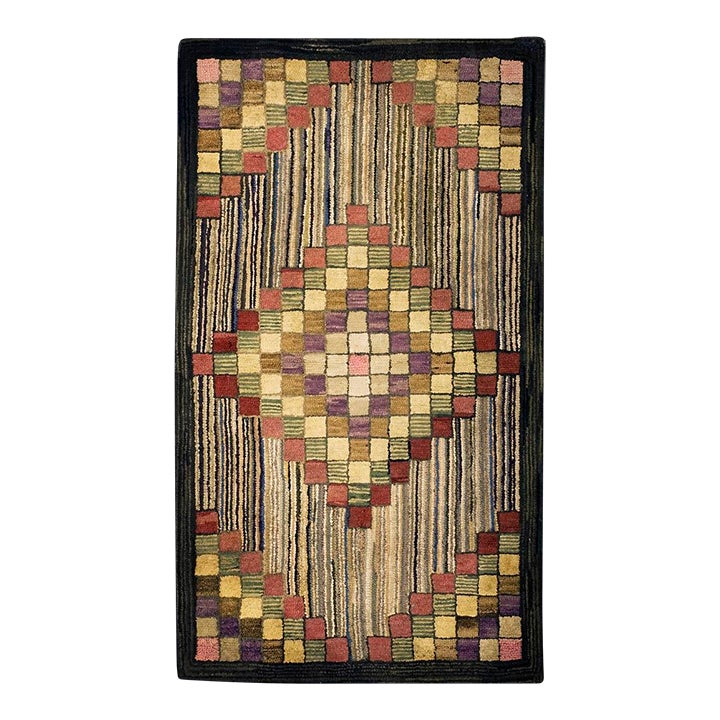 Magnificent Multicolored With Tridimensional Symmetric Design Antique ...