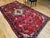1900 - 1909 Vintage Persian Hamadan Gallery Area Rug, Hand-Knotted Wool, Tribal Bird Pattern, 6x10, Red & Navy For Sale - Image 5 of 18