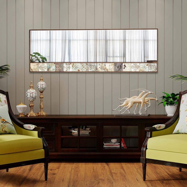 Transform your living space into a sanctuary of artistry with our collection of handmade tile mirrors, hailing from the...