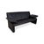 Leather Two-Seater Black Sofa with Manual Function by Jori Linea For Sale - Image 4 of 15