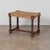 1940s French Wood and Woven Bobbin Stool For Sale In Los Angeles - Image 6 of 13