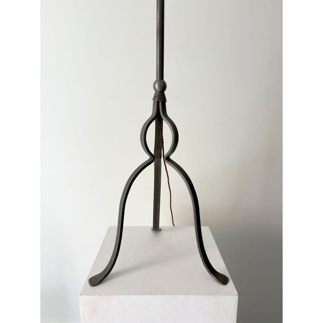 Metal Vintage Iron Floor Lamp For Sale - Image 7 of 8