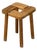 Olof Ottelin Attr., Finnish Mid-Century Modern, Stool, Pine, Finland, 1950s For Sale