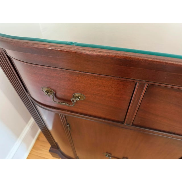 Early 20th Century Antique Georgetown Galleries Mahogany Sideboard For Sale - Image 11 of 12