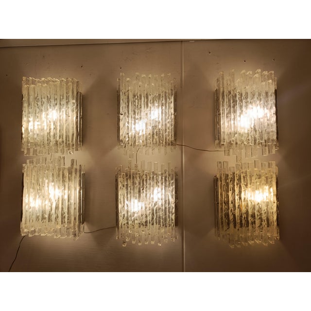 1960s Glass Vesta Wall Lamp by Albano Poli for Poliarte, Italy 1960s For Sale - Image 5 of 9