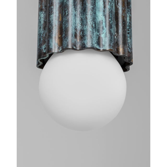 Metal Industrial Vesta Round 24 Chandelier For Sale - Image 7 of 18