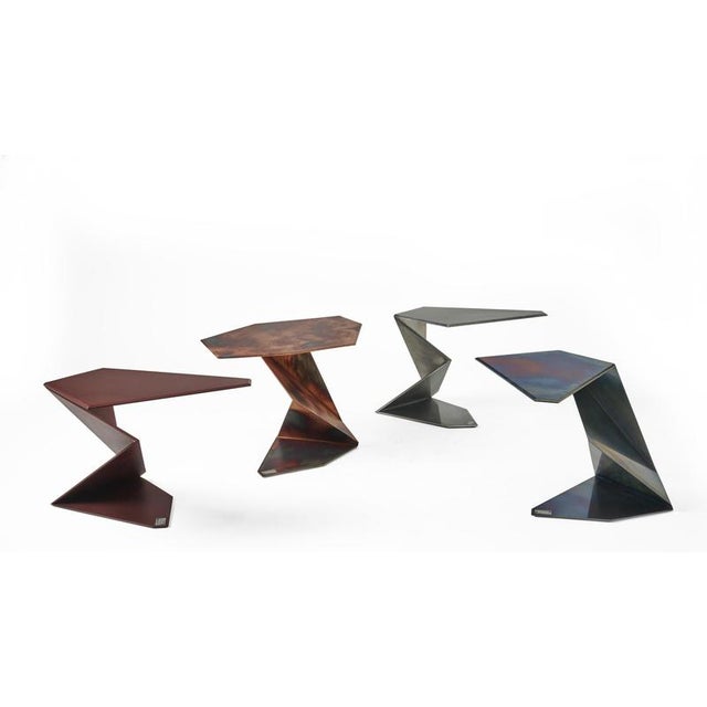 Red Sharpened Coffee Table by Orfeo Studio For Sale - Image 8 of 11
