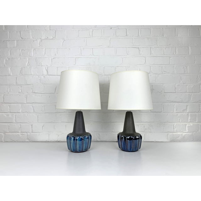 Model 1051 Ceramic Table Lamps by Einar Johansen for Søholm, Denmark, 1960s, Set of 2 For Sale - Image 14 of 15
