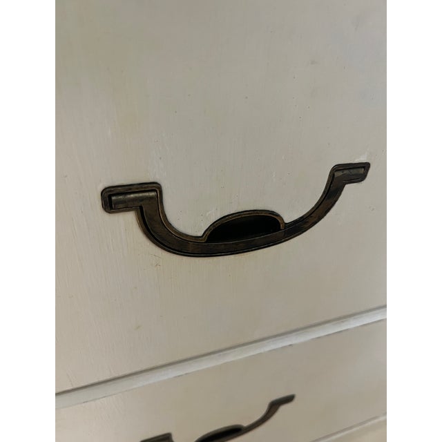 1970s Drexel Heritage Accolade Highboy Campaign Dresser For Sale - Image 13 of 13