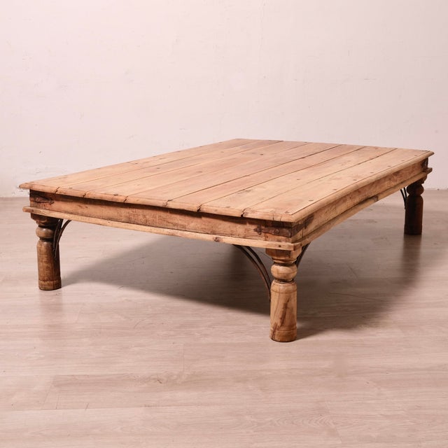 Vintage Indian Teak Coffee Table, 1960s For Sale - Image 3 of 18