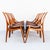 Wood Rare 1960s Glenn of California Low Arm Walnut Dining Chairs For Sale - Image 7 of 18
