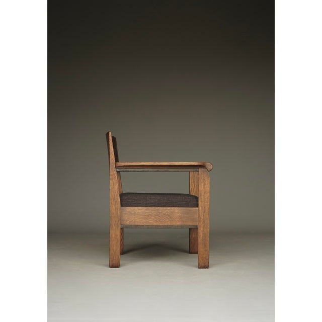 Low Art Deco Armchair by Hendrik Fels for L.O.V. Oosterbeek, 1930s For Sale - Image 6 of 18