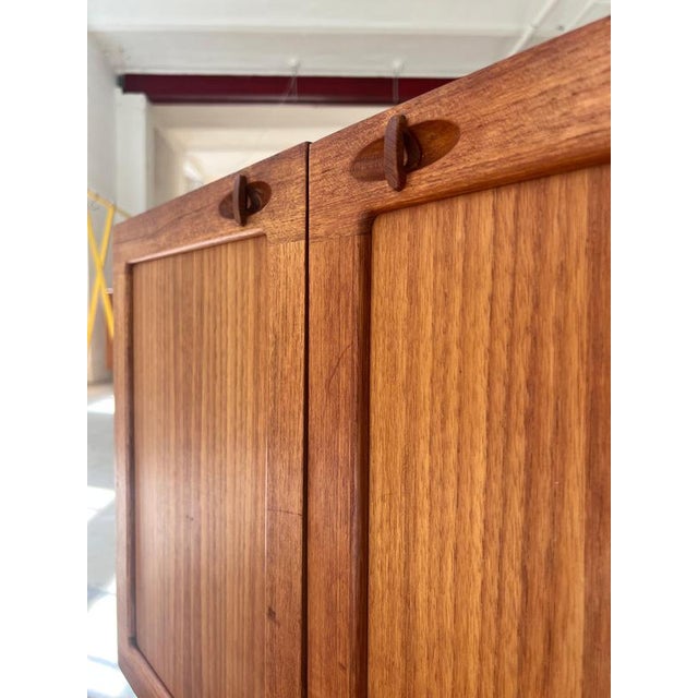 Brown Teak Chest of Drawers by H. W. Klein For Sale - Image 8 of 11
