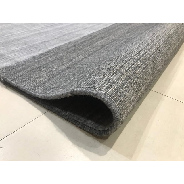 Gray Vintage Indian Carpet, 1980s For Sale - Image 8 of 16