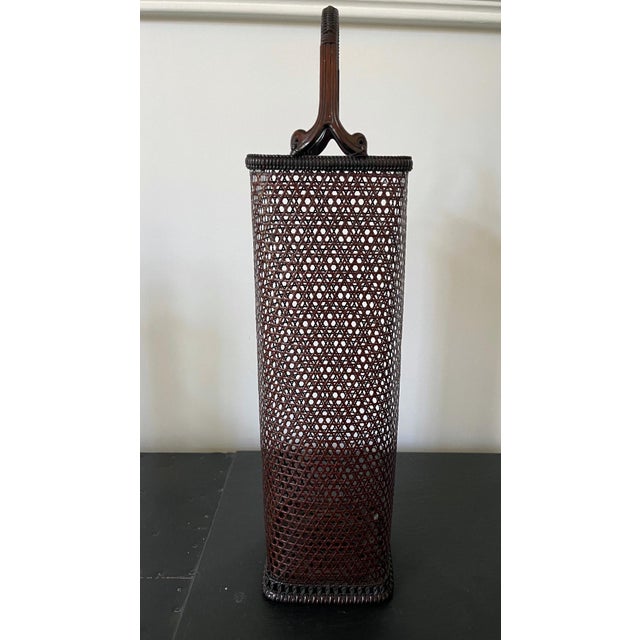 Marc Venot 1 Japanese Bamboo Basket Ikebana by Tanabe Chikuunsai II For Sale - Image 4 of 18