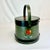 Avocado 1950s Vintage Gustavian Rustic European Farmhouse Tole Hand Painted Wooden Sap Bucket For Sale - Image 8 of 14