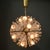 Rupert Nikoll Snowball Hanging Lamp in Brass and Glass from Rupert Nikoll, 1950s For Sale - Image 4 of 13