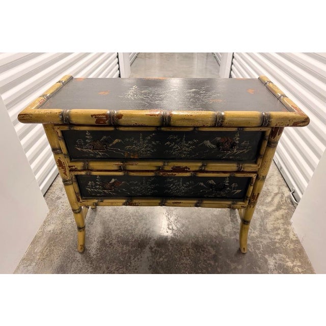 Mid 20th Century Chinoiserie Style Accent Cabinet/Commode For Sale - Image 11 of 11