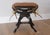 1990s Neoclassical X-Frame Stools With Leather Cushions - A Pair For Sale - Image 5 of 17