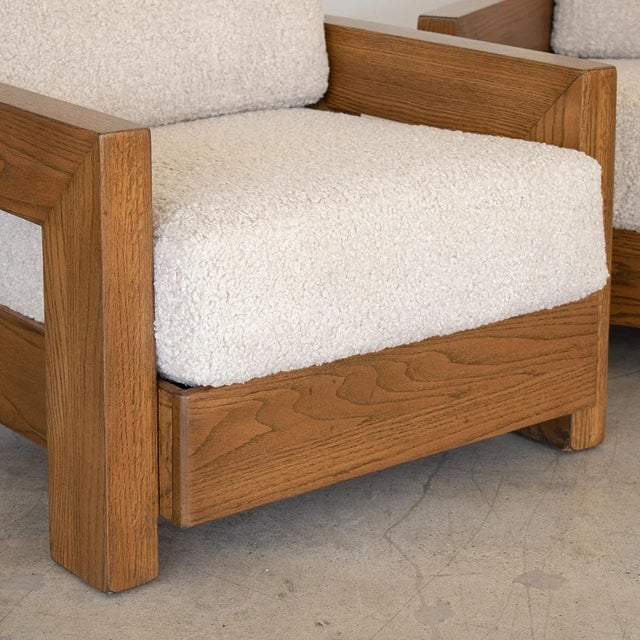 1970s Solid Wood Club Chair For Sale - Image 11 of 13