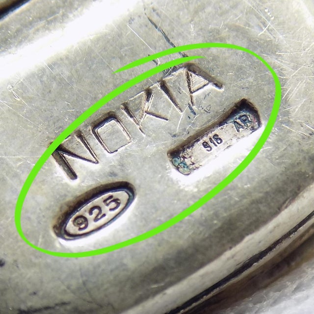 Vintage Italian Handmade Genuine Sterling Silver Nokia 9000 Cellphone Figurine, 1990s For Sale - Image 6 of 10