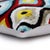 Multicolor Ikat Silk Velvet Lumbar Pillow 16x24 | Handmade Designer Accent For Sale In San Francisco - Image 6 of 7