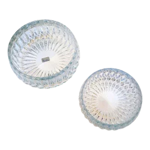 Set of 2 Gorham Althea Cut Full Lead Crystal Bowls, 1980s