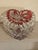 Glass Vintage Hofbauer Byrdes Ruby Cut-to-Clear Crystal Heart Boxes - Pair For Sale - Image 7 of 15