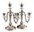 Three-Light Silver Candelabra, Set of 2 For Sale