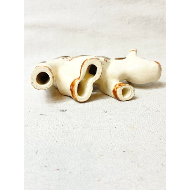 Brown Vintage Signed Shearwater Pottery Bull Figurine For Sale - Image 8 of 9