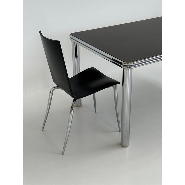 Scandinavian Chromed Metal Table, 1970s For Sale - Image 9 of 14